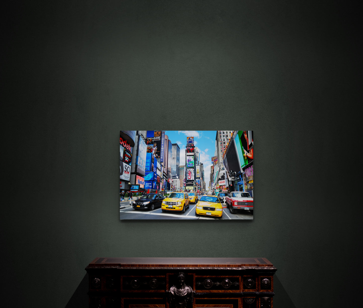 Canvas Selected Art Rectangle - New York Times Square
